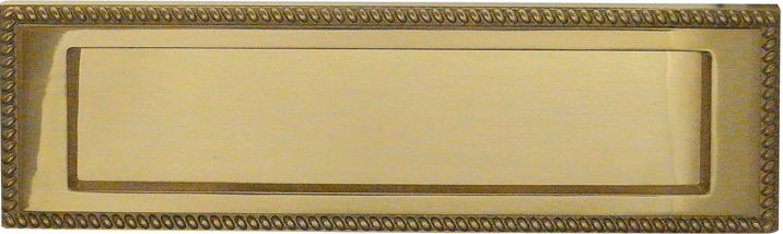 Polished Brass Georgian Letterplate